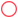 a circle with a red border that is white inside